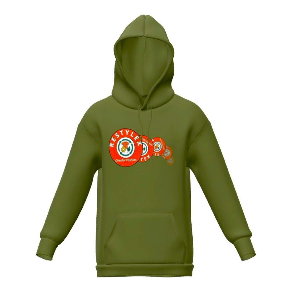 ♻️ReStyleX “Military Green Everyday” Sweatshirt w/Hoodie👕